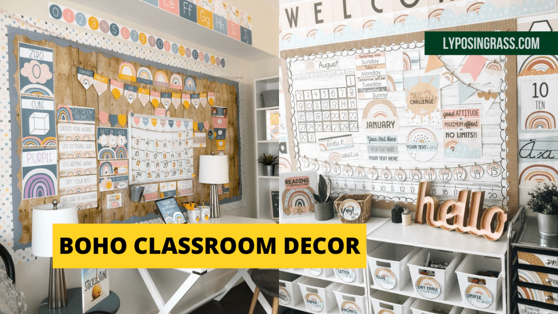 boho classroom decor​