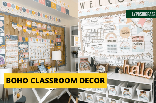 boho classroom decor​