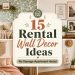 15 Rental Wall Decor Ideas No Damage Apartment Hacks