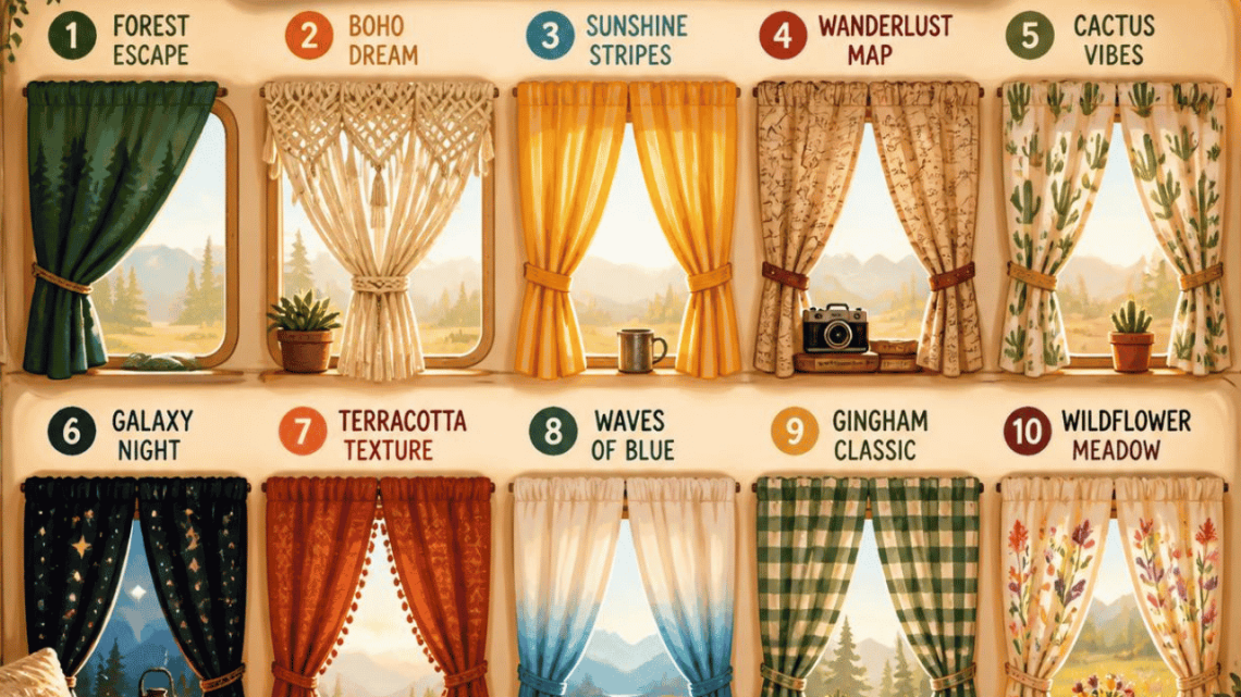 10 Curtain Ideas for Campers That Make Small Spaces Cozy