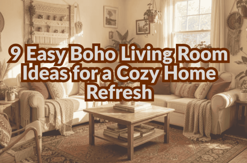 Easy Boho Living Room Ideas for a Cozy Home Refresh