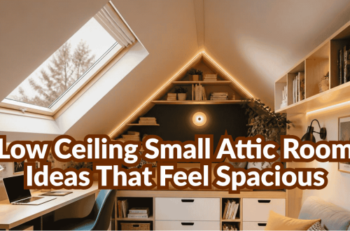 Low Ceiling Small Attic Room Ideas That Feel Spacious, Cozy, and Stylish for Every Home