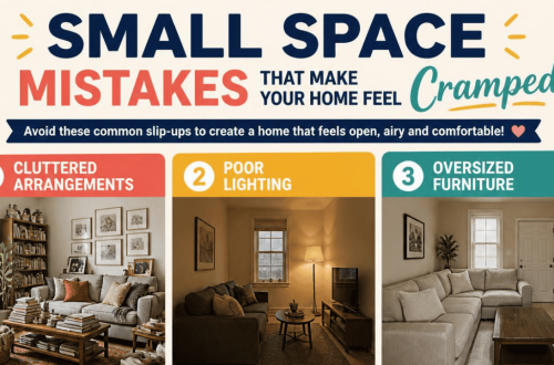 Small Space Mistakes That Make Your Home Feel Cramped